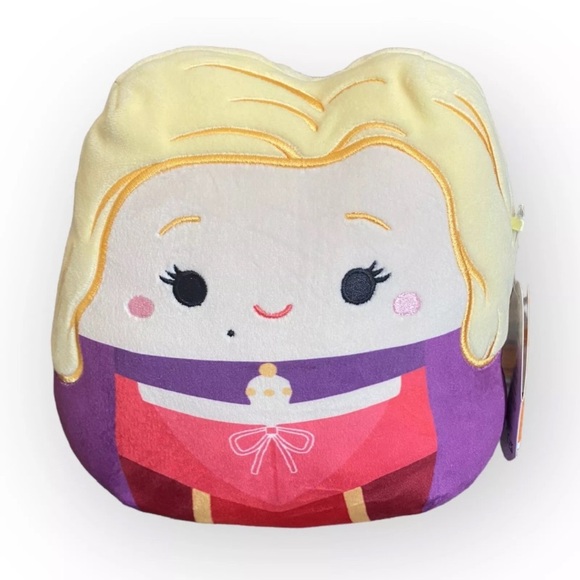 Squishmallows 8” SARAH Sanderson Hocus Pocus Plush Disney NEW - Picture 1 of 5